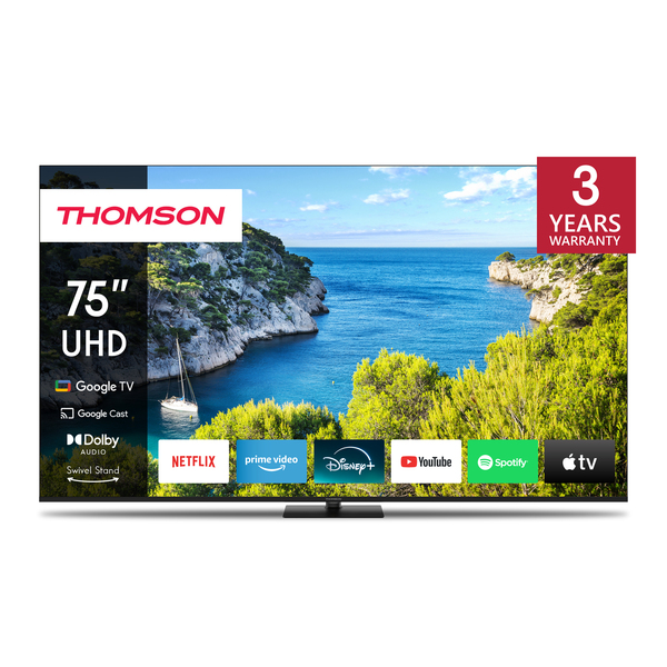 Thomson 75" UHD 60Hz Google Smart -televisio