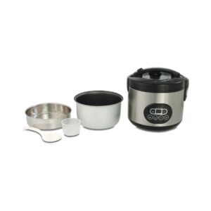 Rice cooker duo program steel -riisinkeitin