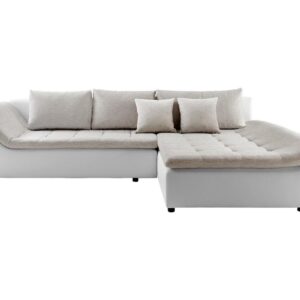 L-vuodesohva Prato Vasen - Valkoinen/Beige