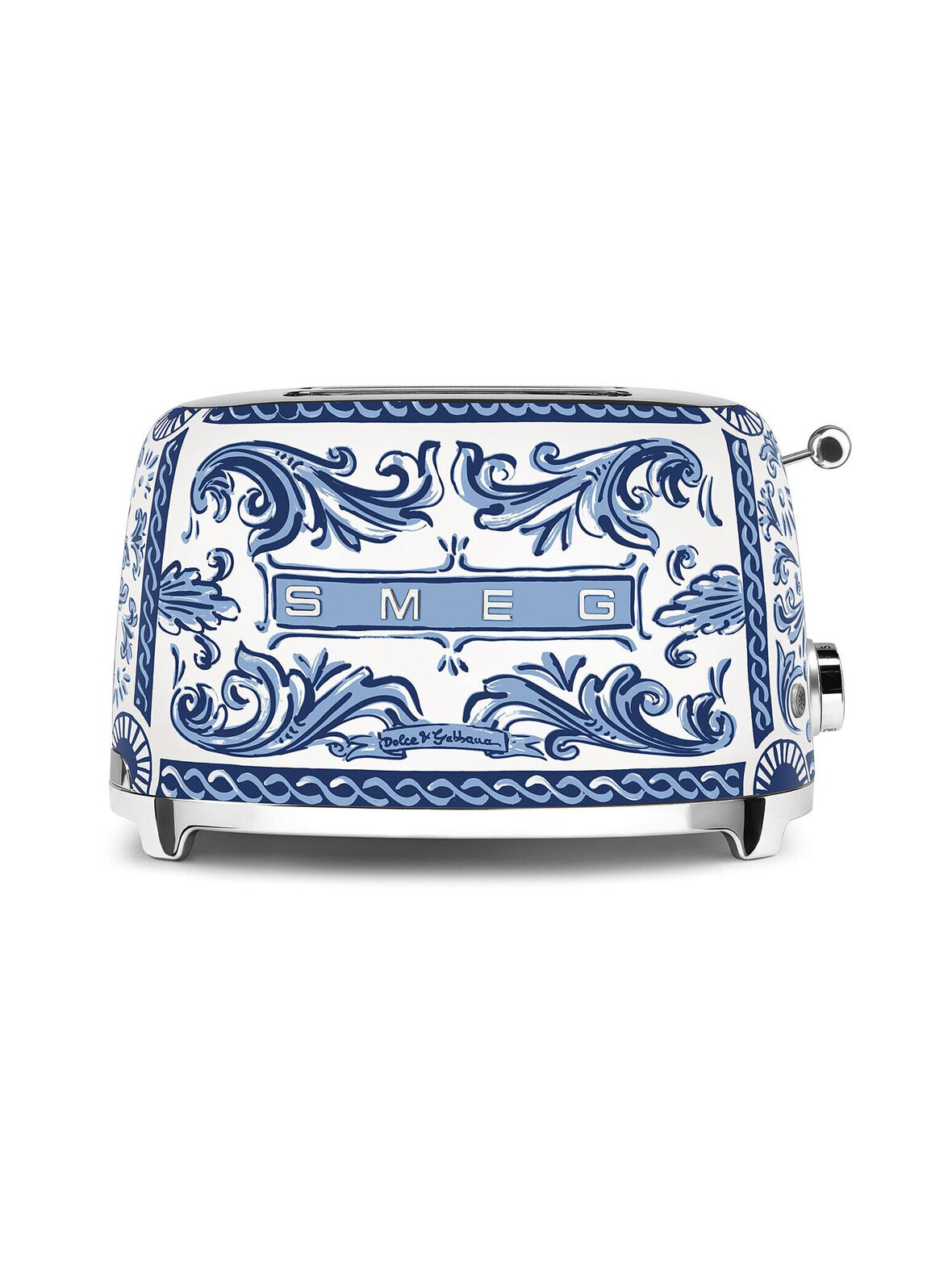 Smeg x dolce & gabbana "blu mediterraneo" -leivänpaahdin, 2 viipaleelle