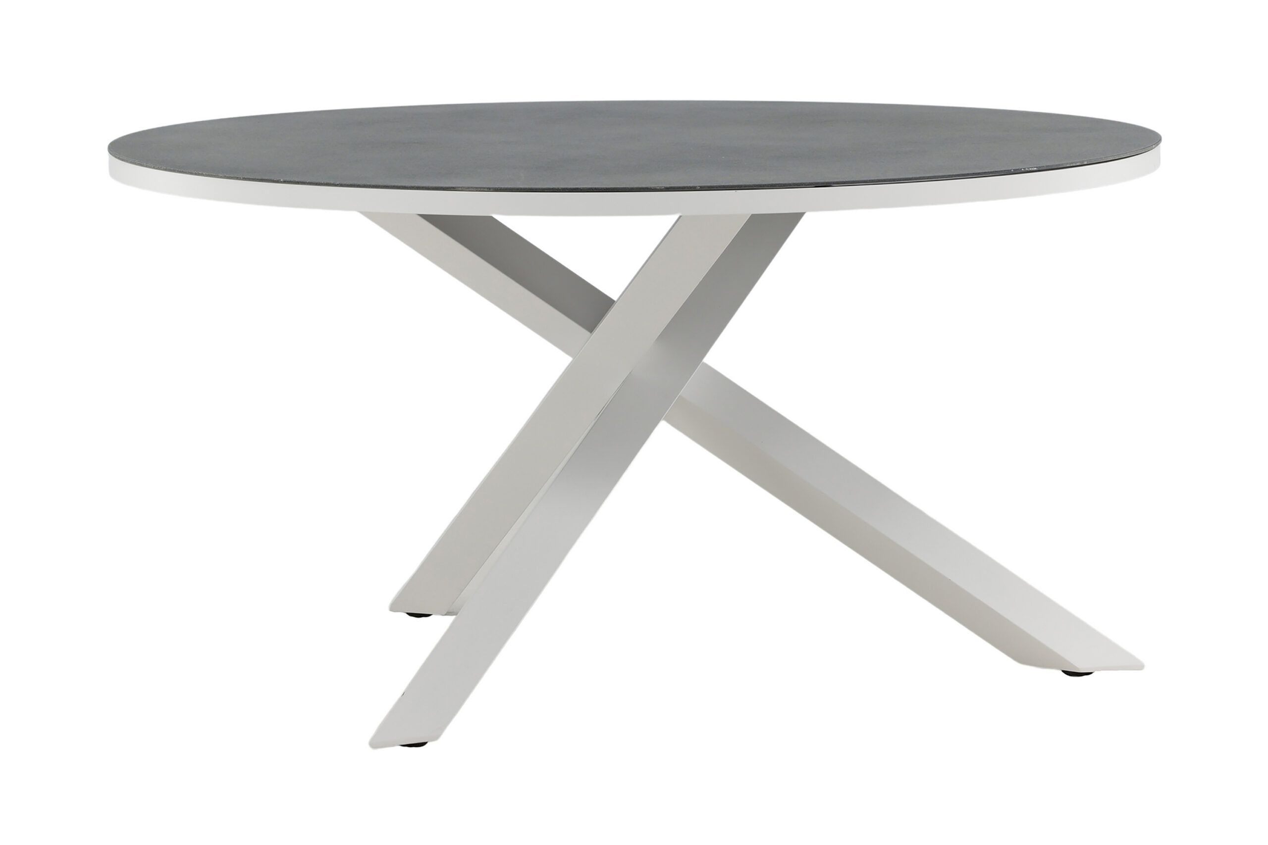 Ruokapöytä Copacabana Pyöreä 140 cm - Harmaa/Valkoinen