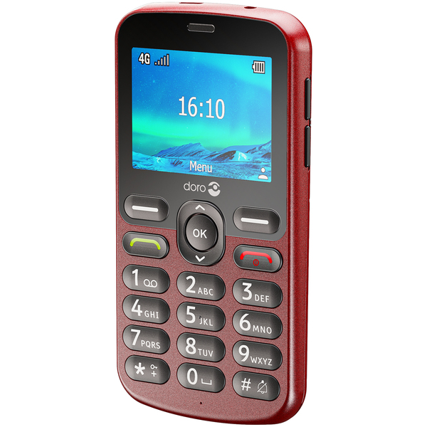 Doro 1881 4G -puhelin, ilman laturia ja kaapelia