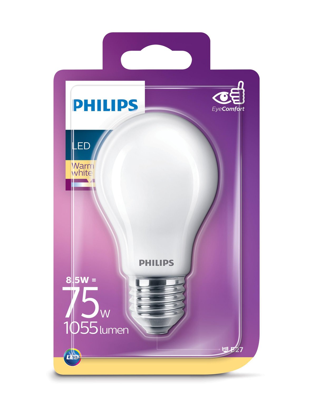 Led classic 8,5w (75w) a60 e27 -lamppu