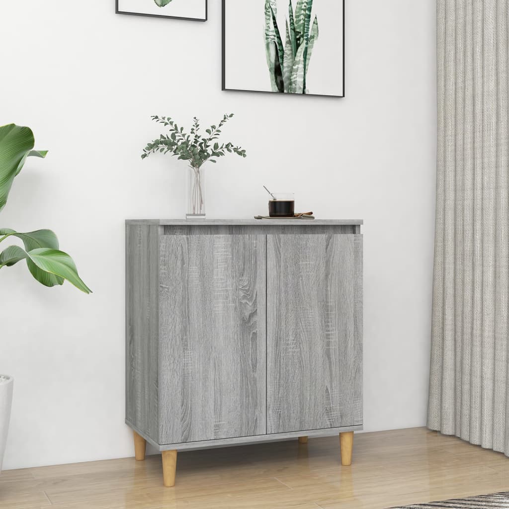 vidaXL Senkki harmaa Sonoma 60x35x70 cm tekninen puu