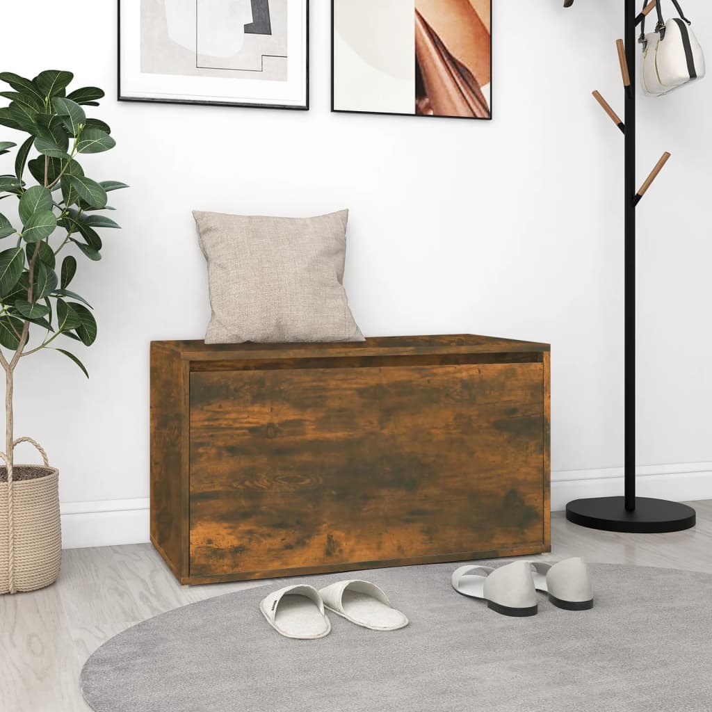 vidaXL Eteisen penkki 80x40x45 cm savutammi tekninen puu