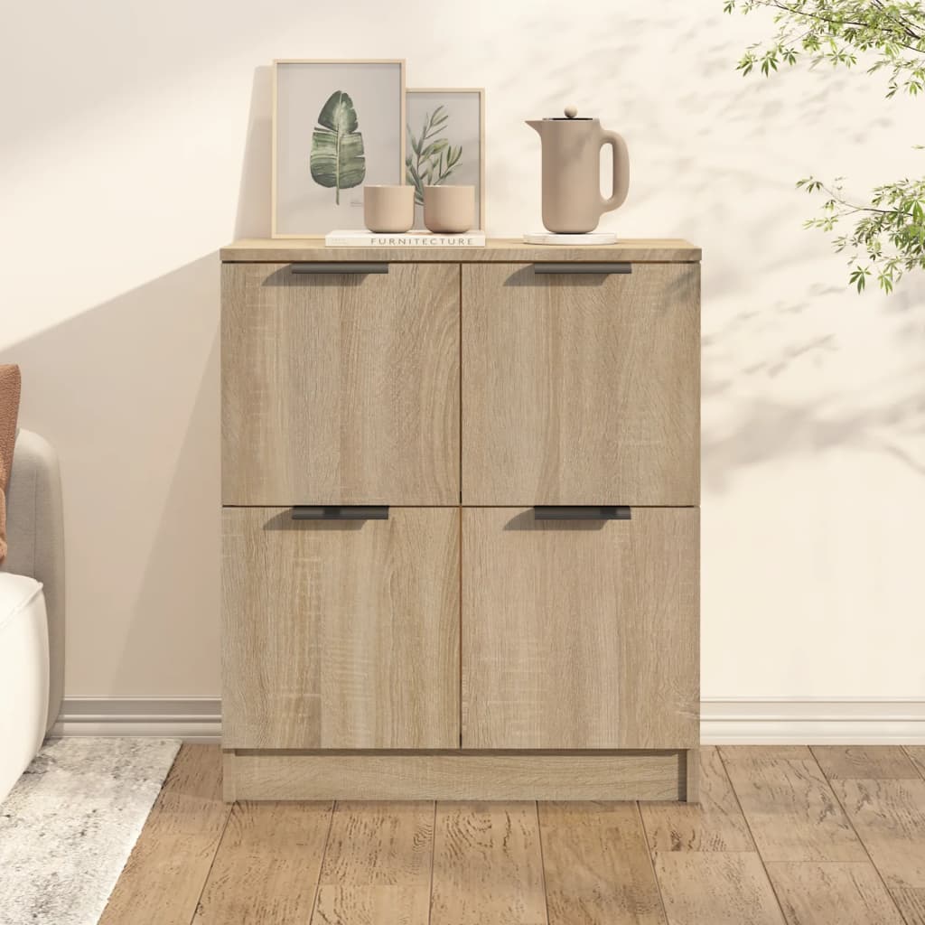 vidaXL Senkki Sonoma-tammi 60x30x70 cm tekninen puu