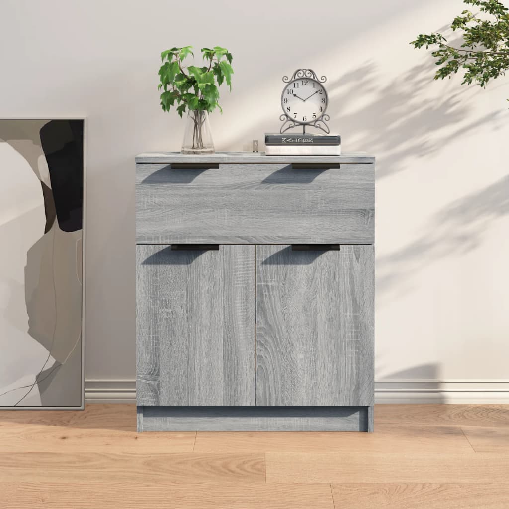 vidaXL Senkki harmaa Sonoma 60x30x70 cm tekninen puu