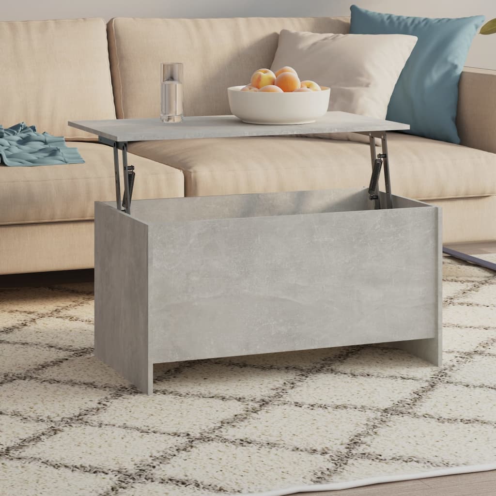 vidaXL Sohvapöytä betoninharmaa 102x55,5x52,5 cm tekninen puu