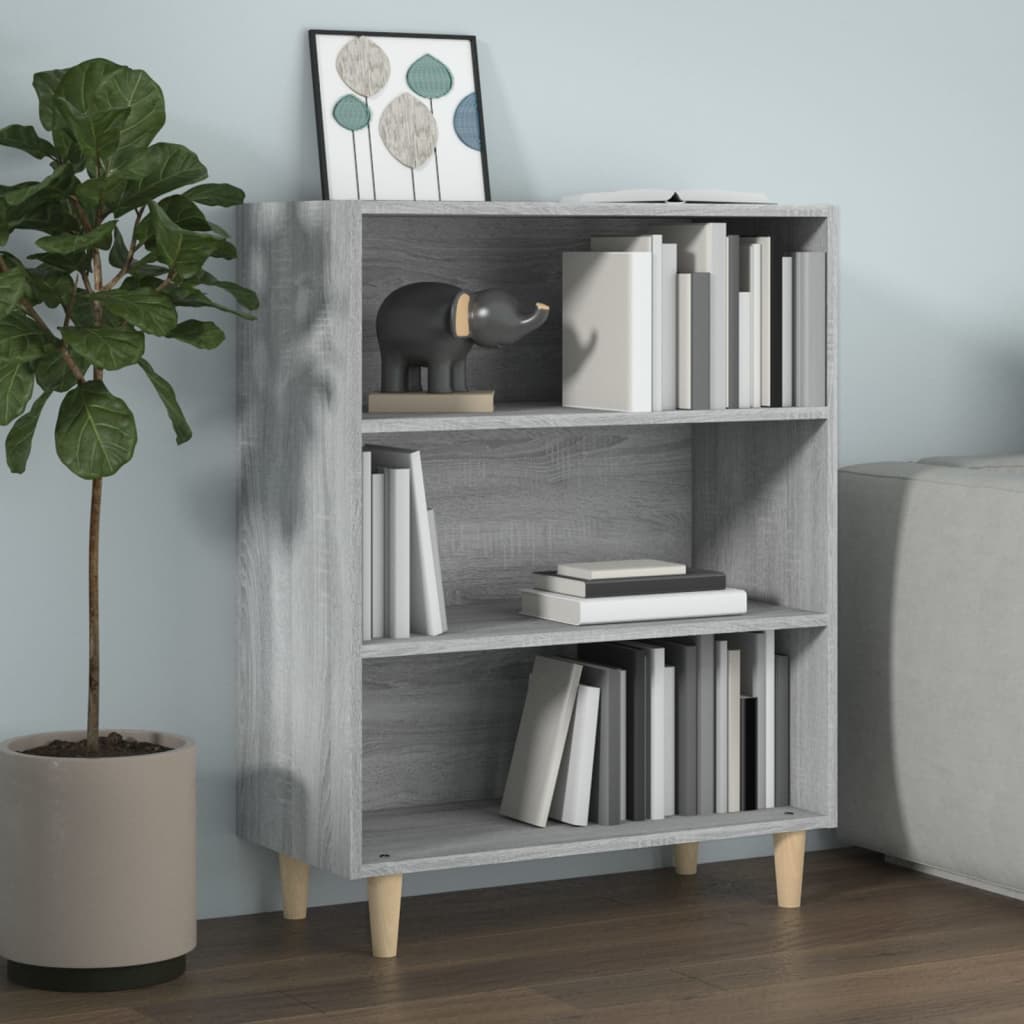 vidaXL Senkki harmaa Sonoma 69,5x32,5x90 cm tekninen puu