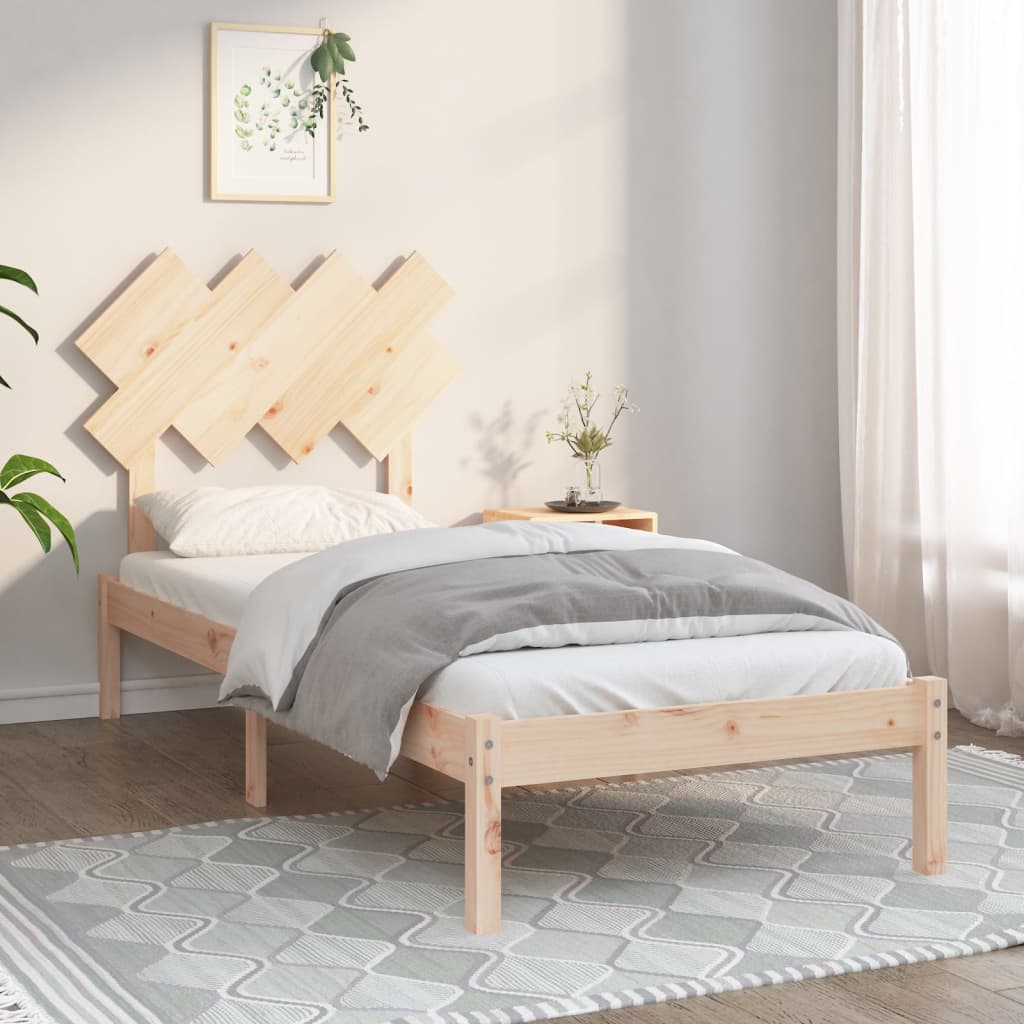 vidaXL Sängynrunko 90x200 cm täysi puu