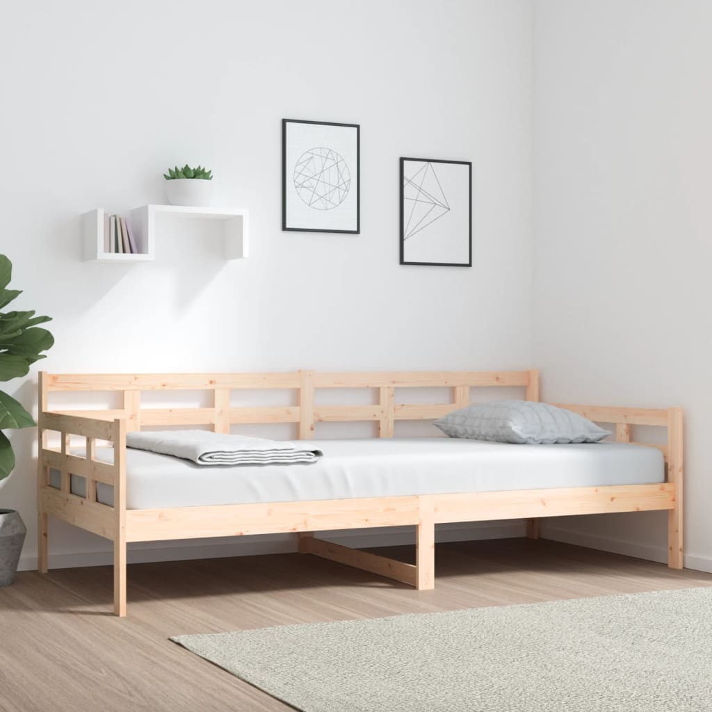 vidaXL Sohvasänky täysi mänty 90x200 cm