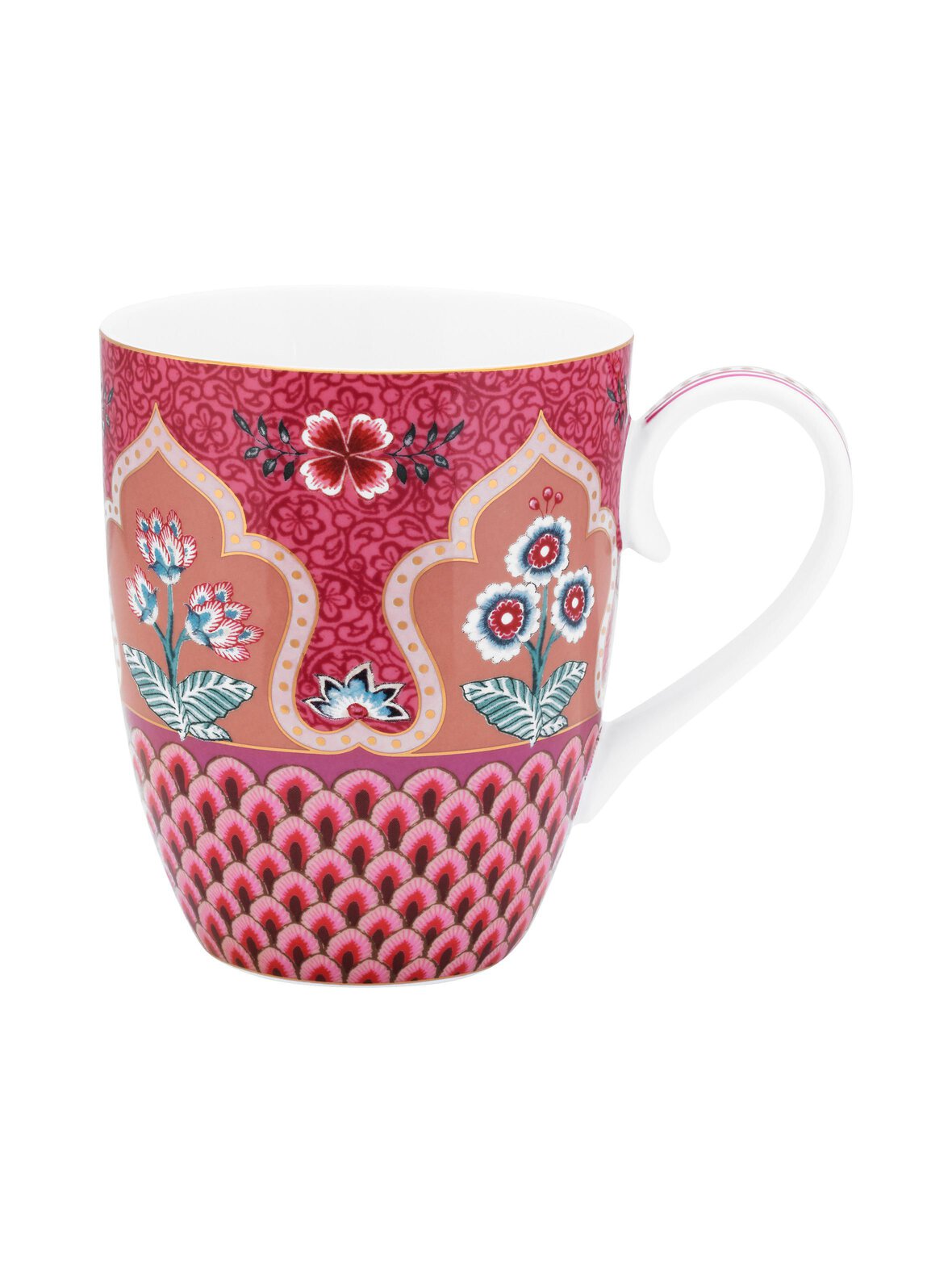 Large flower festival scallop -muki 350 ml