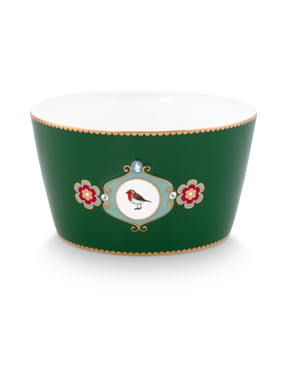 Love birds medallion -posliinikulho 15 cm