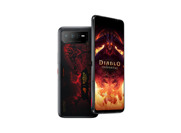 Asus ROG Phone Diablo Immortal Edition 512 Gt/16 GB -Android-puhelin, musta, Punainen