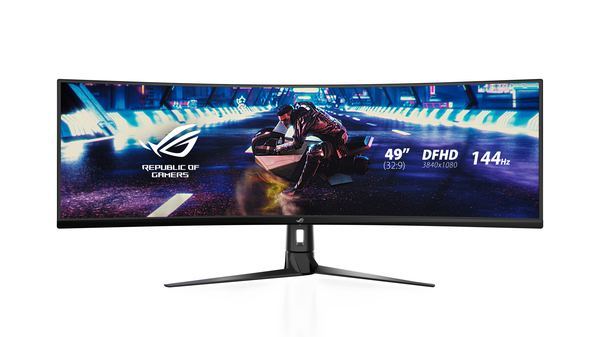 Asus 49" ROG Strix XG49VQ, 3840x1080px, VA -kaareva pelinäyttö