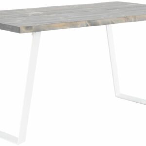 Triangel lankkupöytä 150x88 cm savunharmaa/valkoinen