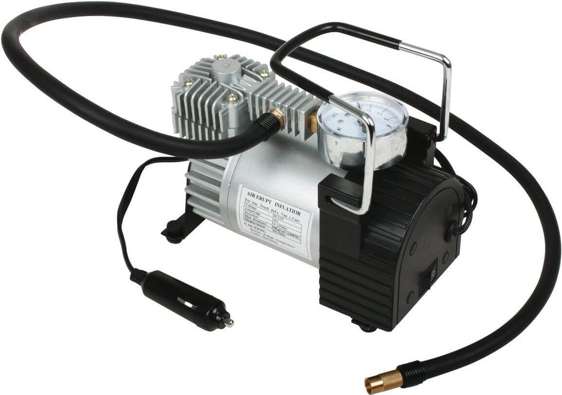 Kompressori mittarilla, 12 V, King