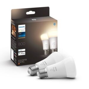 Philips Hue White A60, E27 -älylamppu, 2-pack