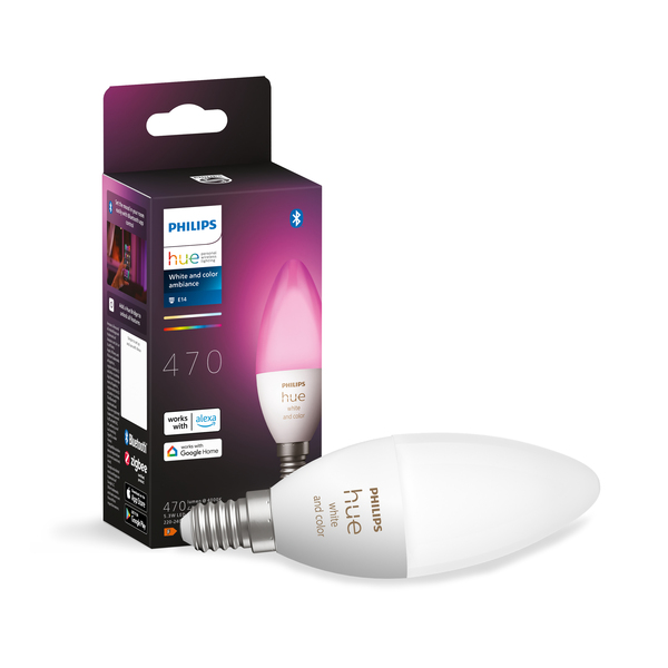 Philips Hue White and Color Ambience B39, E14 -älylamppu