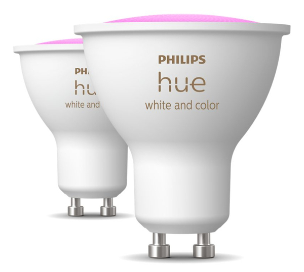 Hue White and Color Ambiance GU10 400lm 2-pack
