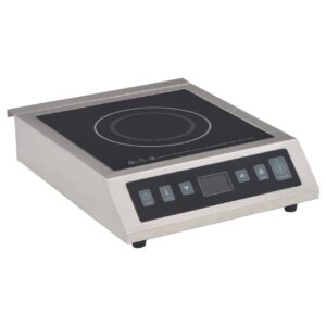 Induktiokeittolevy kosketusnäytöllä 3500 W - Hopea