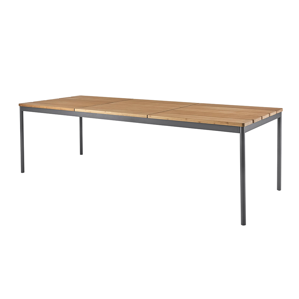 Brafab, Nox ruokapöytä 90x238 cm Bambu/antrasiitti