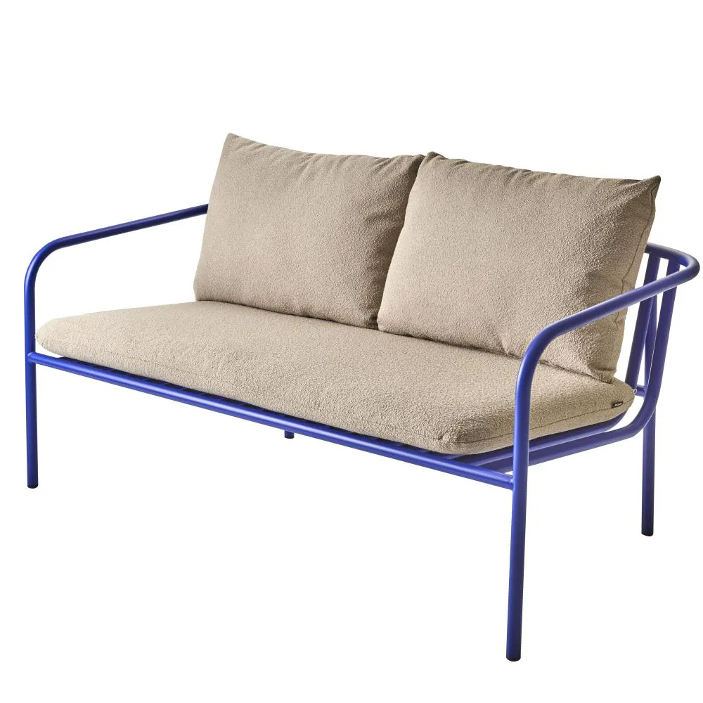 Brafab, Bendt Sohva Teddy Beige/Indigo Blue