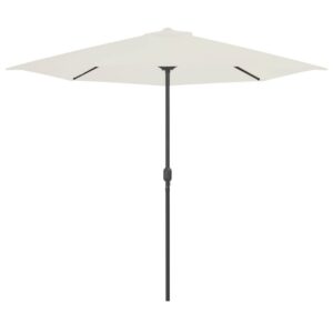Parvekkeen puoliaurinkovarjo alumiinitanko 300x150 cm hiekka - Beige