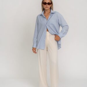 Pamela Satin Pants Beige