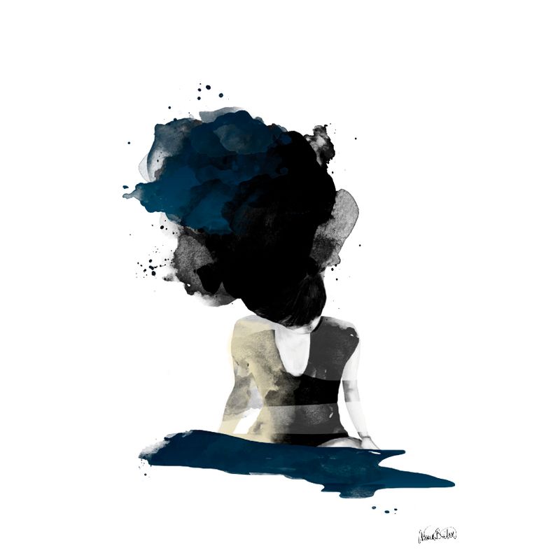 Anna Bülow, Anna Bülow poster On her mind 30x40 cm 220g/signerat