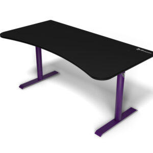 Arozzi Arena Gaming Desk - Deep Purple - Black