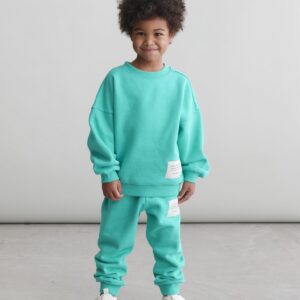 Kids' Superpower Sweatshirt Atlantis Blue