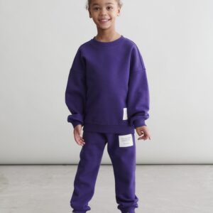 Kids' Superpower Sweatpants Violet Indigo