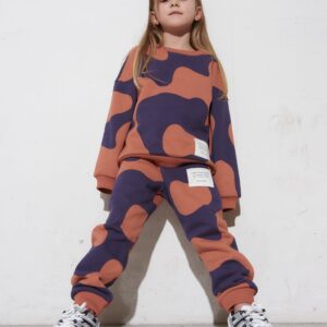 Kids' Swirl Sweatpants Brown
