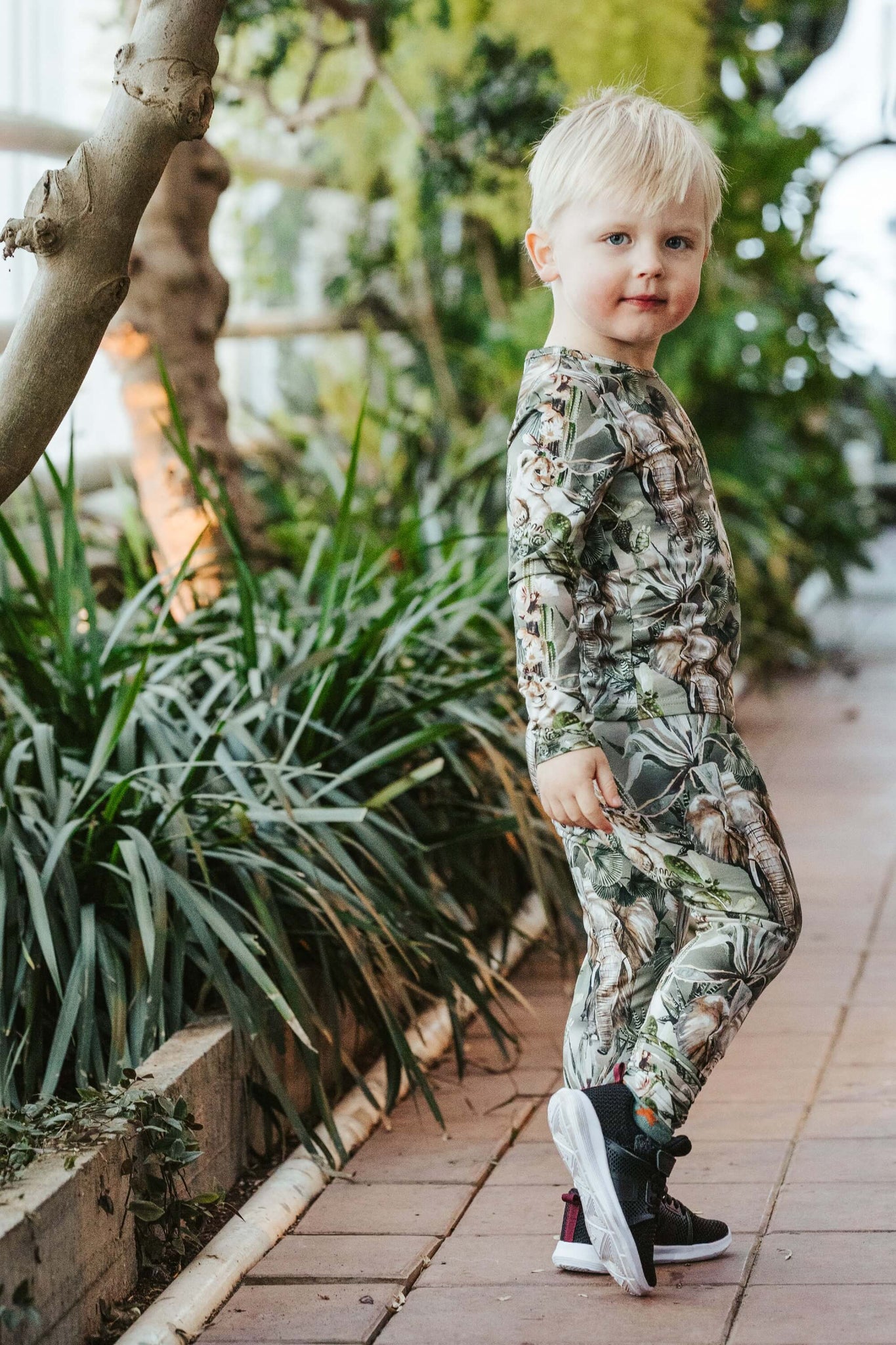 Kids' Print Leggings Animal Kingdom