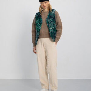 Sherpa Vest Wool-Blend Multi