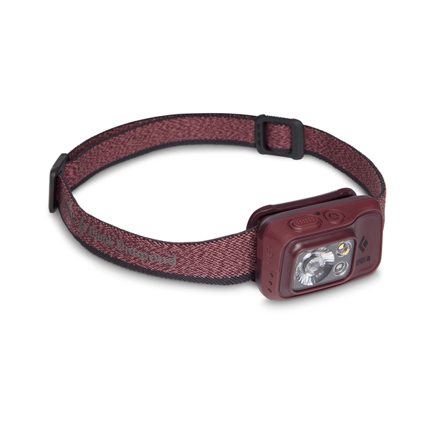 Black Diamond headlamp Spot 400-R, LED light (bordeaux)