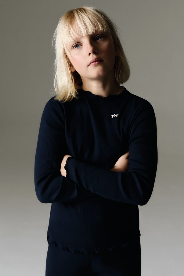 Singapore Kids' Long Sleeve Midnight Navy Blue