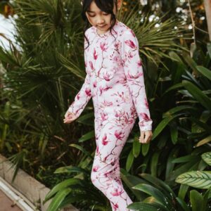 Kids' Print Leggings Ballet of Blossoms Pink