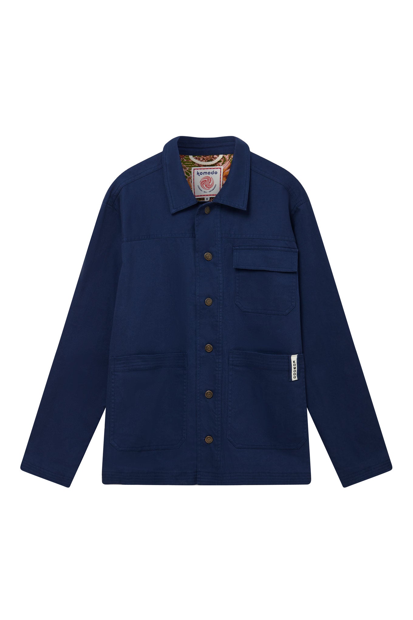 Landon Cotton Jacket Navy Blue