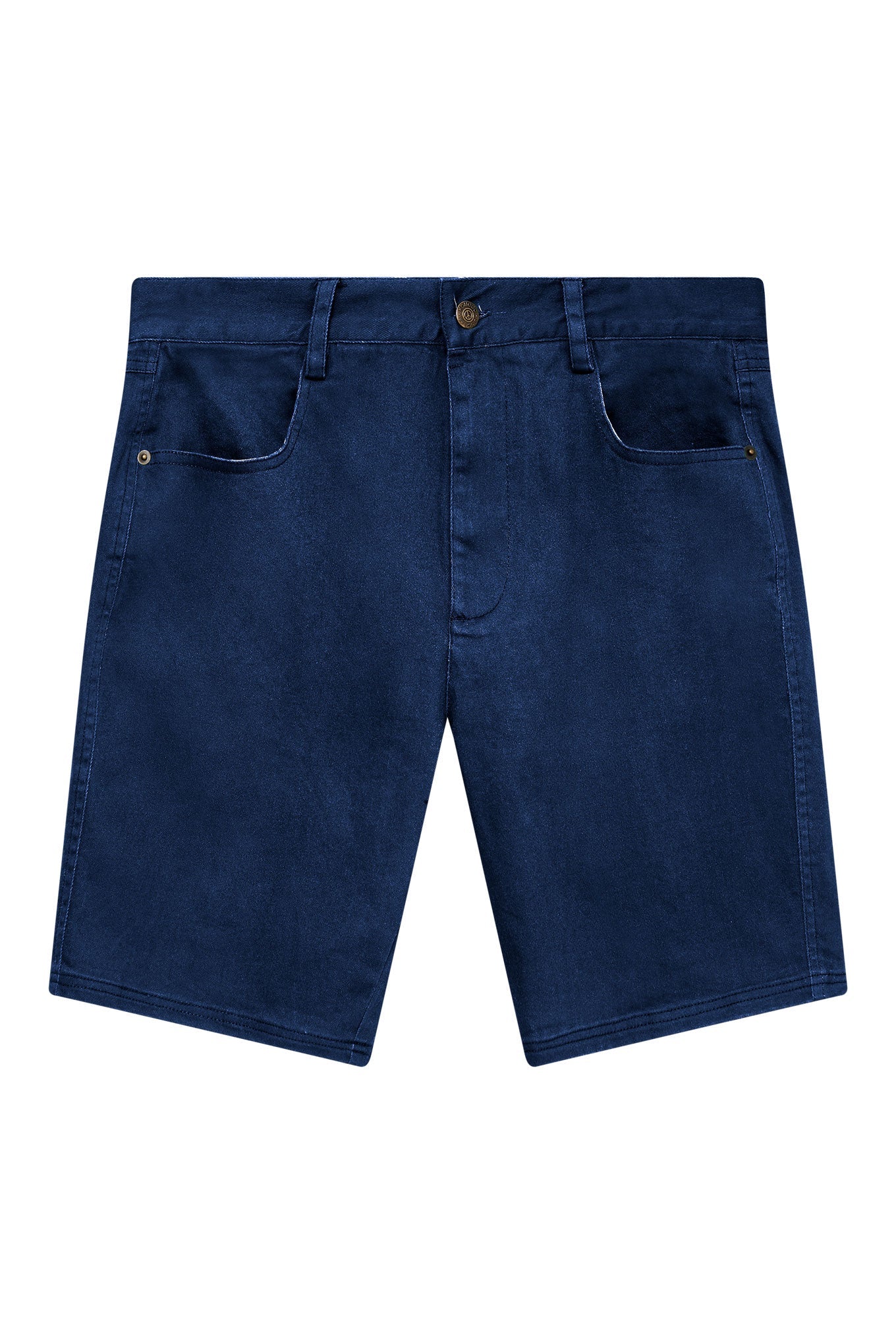 Lyric Cotton Shorts Navy Blue