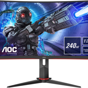 AOC 31.5" C32G2ZE/BK, Full HD, VA -kaareva pelinäyttö