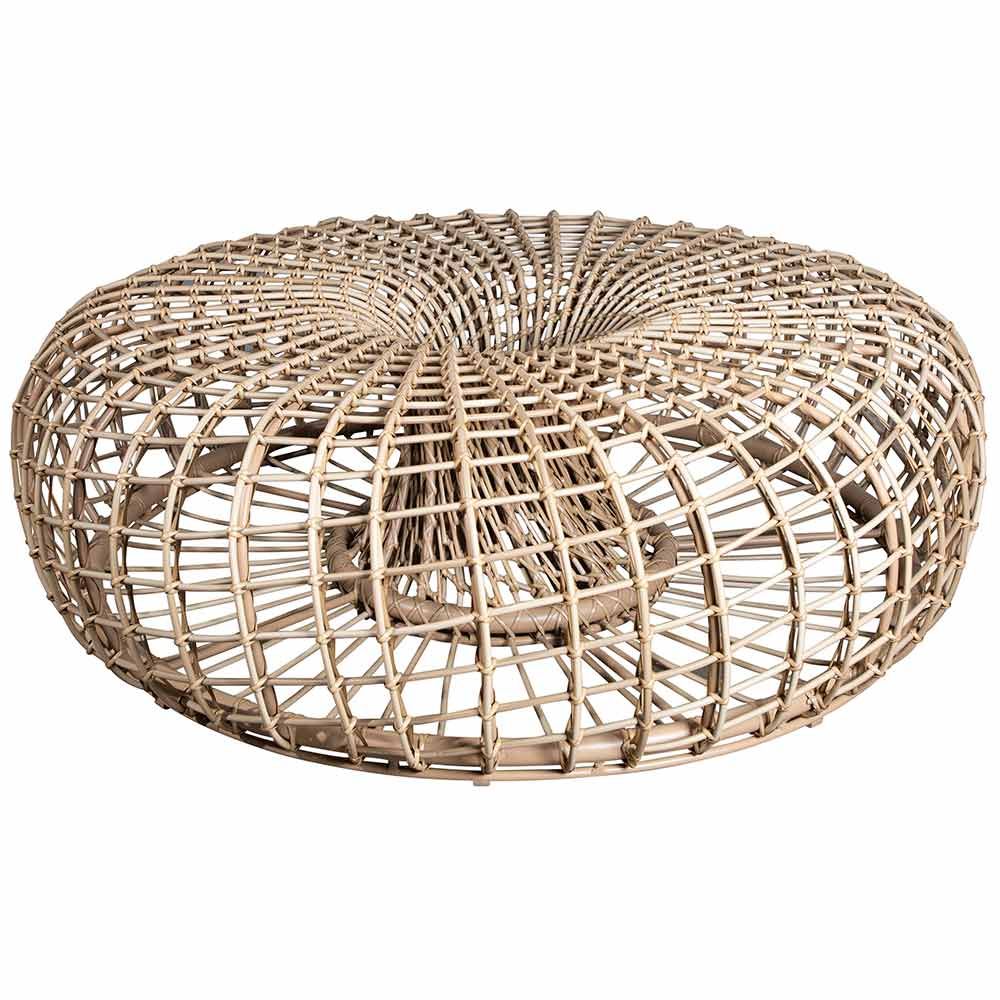 Cane-line, Nest jakkara/sohvapöytä Suuri luonnollinen