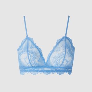 Pitsinen Bralette Vaaleansininen