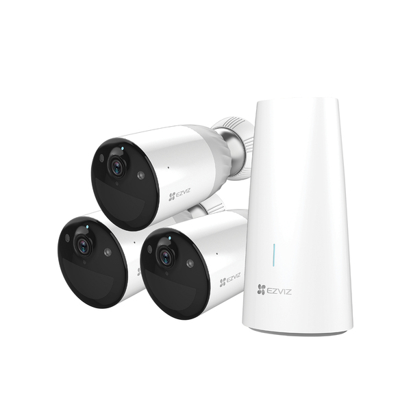 Ezviz BC1 Camera Kit of 3pcs WiFi -akkukäyttöinen valvontakamerapaketti