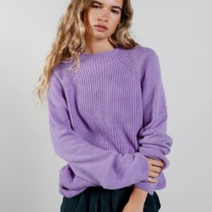Katty Fine Merino Wool Jumper Lavender