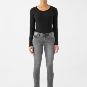 Mid Sun Slim Jeans Cropped Medium Grey