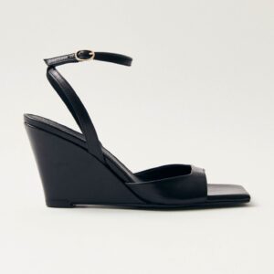 Riya Leather Sandals Black