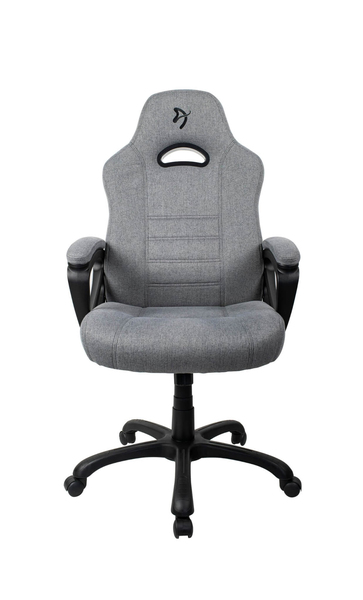 Arozzi Enzo Weaved Fabric -pelituoli, musta/harmaa