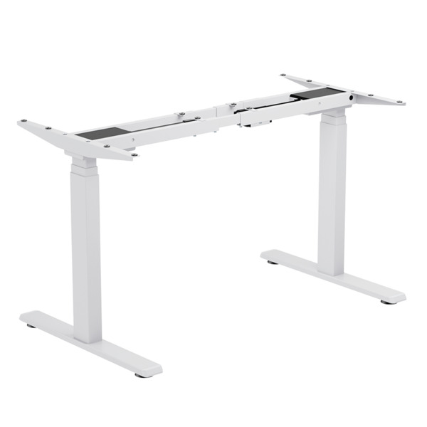 Logilink Electrically adjustable desk frame, 2 motors, 620–1280 mm, white
